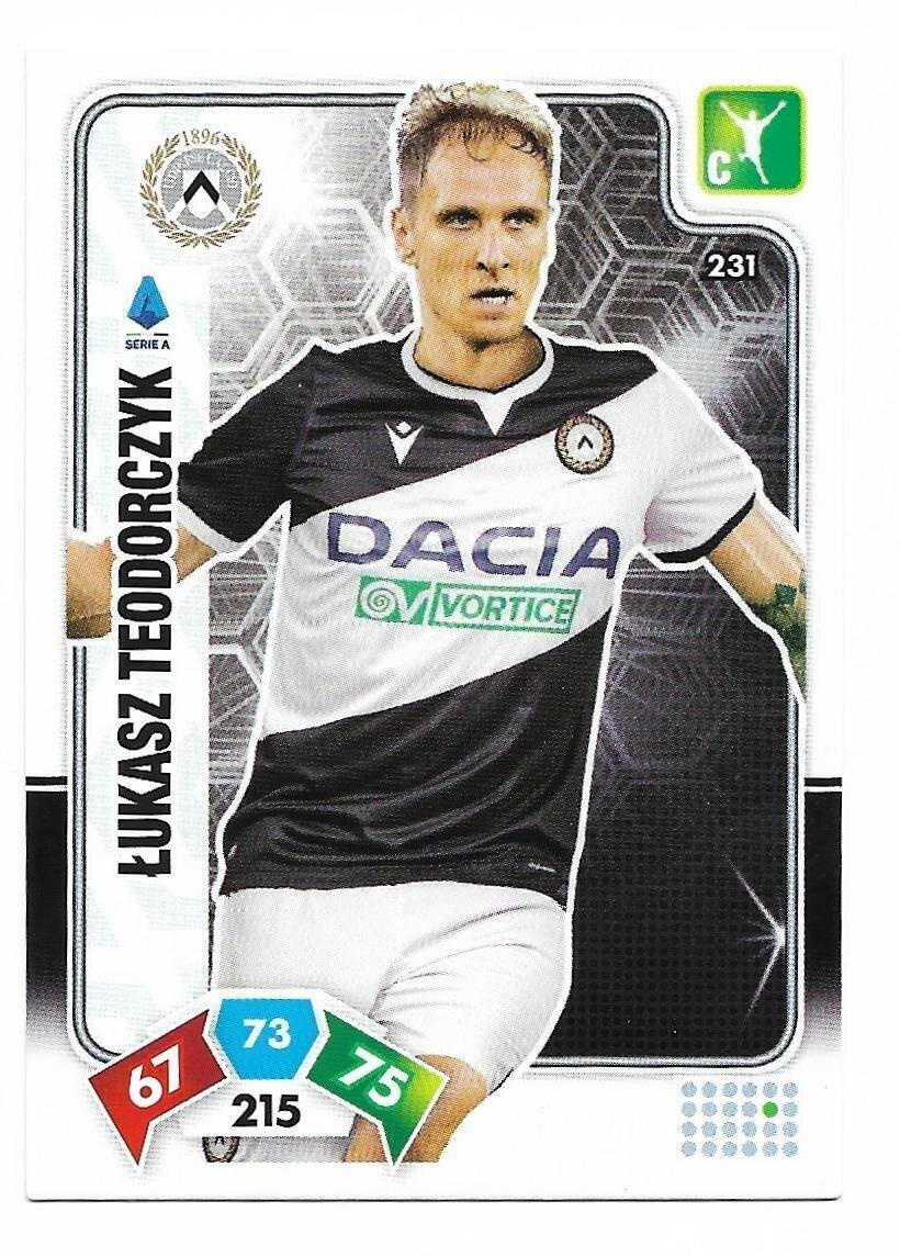 Trading card Adrenalyne 2020-21 - N°231 Lukasz Teodorczyk  Udinese