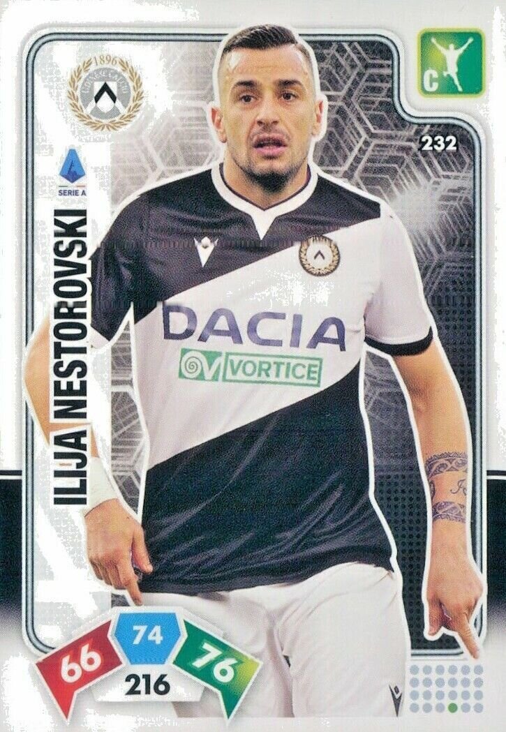 Trading card Adrenalyne 2020-21 - N°232 Ilija Nestorovski  Udinese