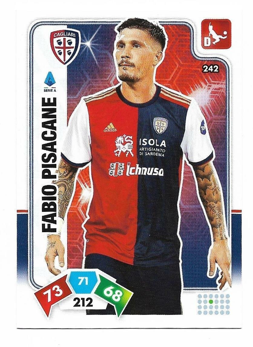 Trading card Adrenalyne 2020-21 - N°242 Fabio Pisacane  Cagliari