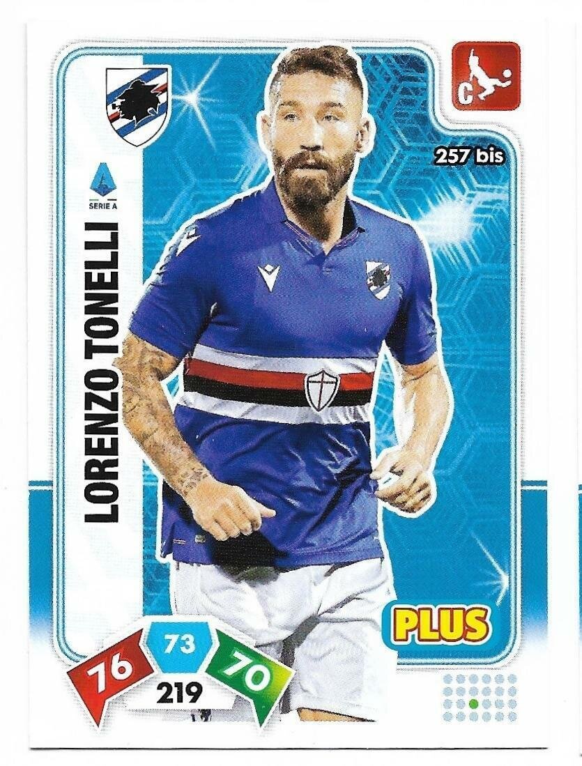 Trading card Adrenalyne 2020-21 - N°257 Bis Lorenzo Tonelli Plus Sampdoria
