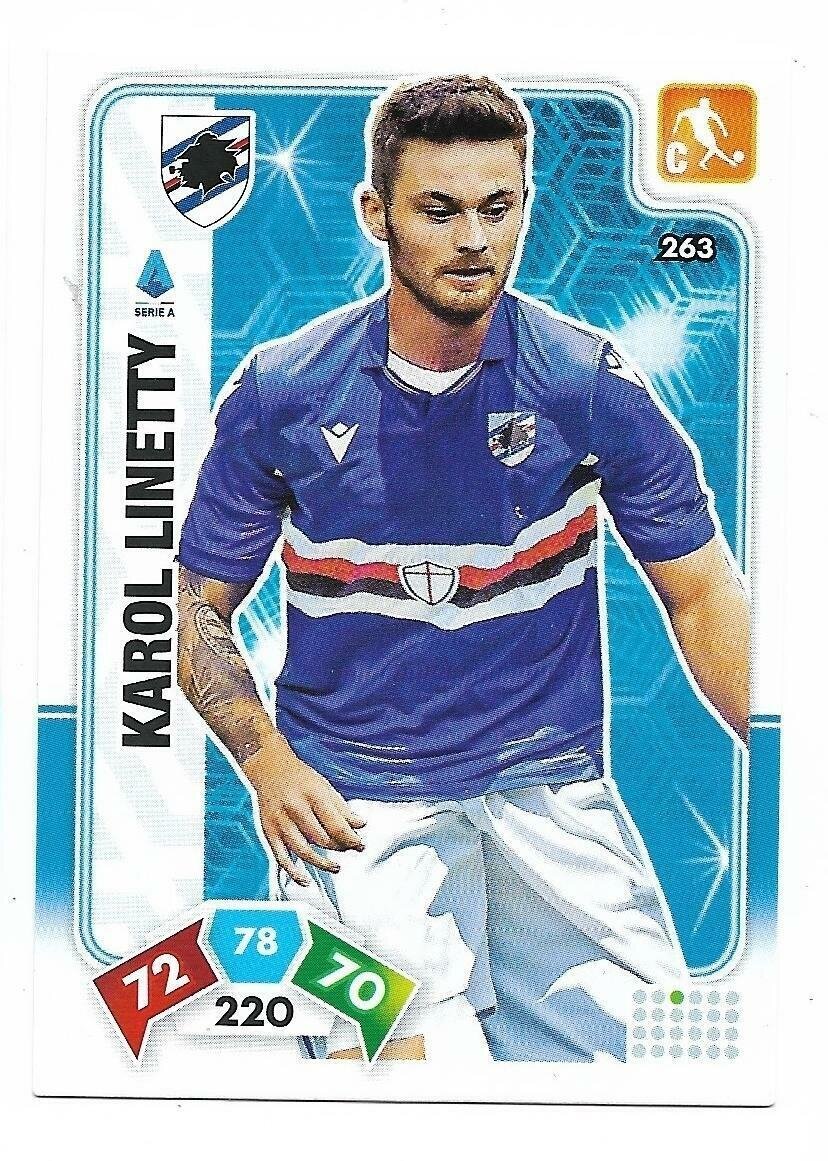 Trading card Adrenalyne 2020-21 - N°263 Karol Linetty  Sampdoria