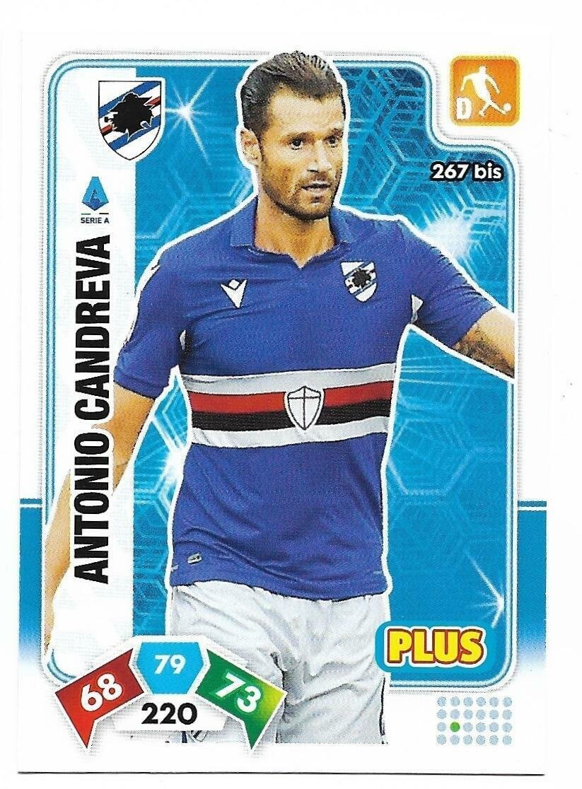 Trading card Adrenalyne 2020-21 - N°267 Antonio Candreva Plus Sampdoria