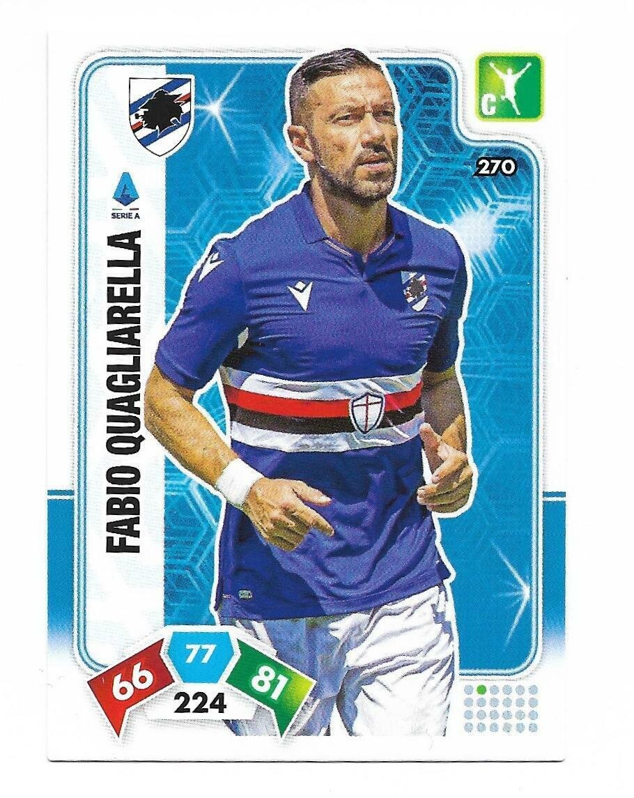 Trading card Adrenalyne 2020-21 - N°270 Fabio Quagliarella  Sampdoria