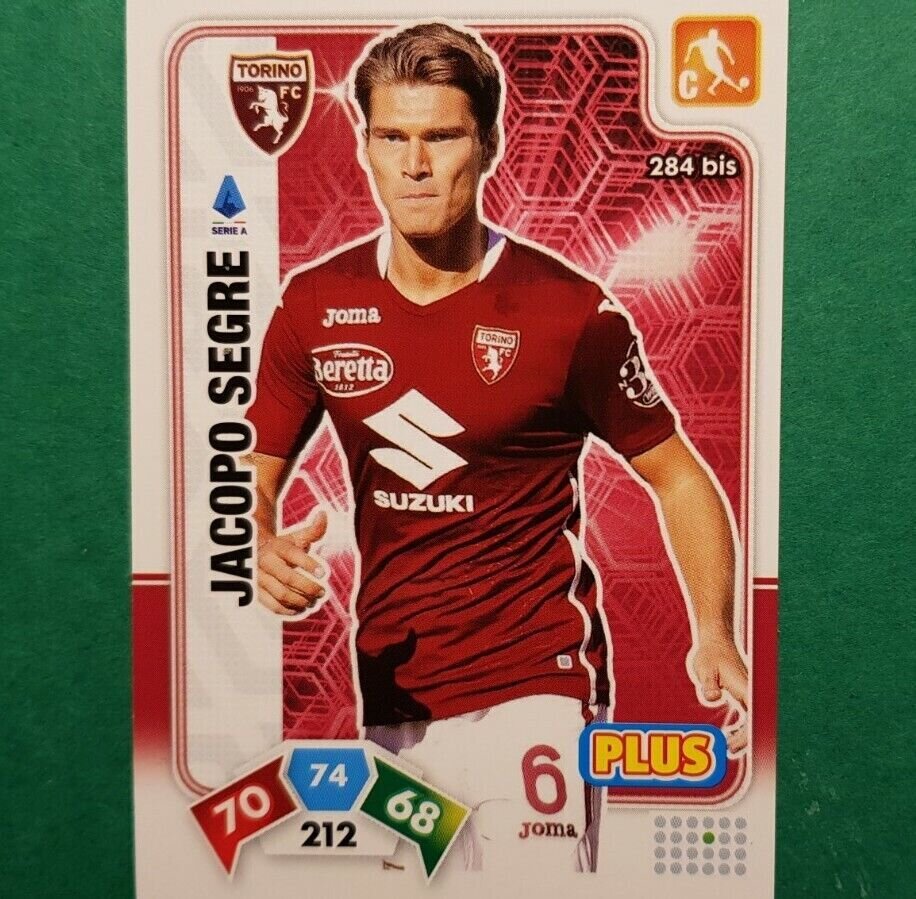 Trading card Adrenalyne 2020-21 - N°284 Bis Jacopo Segre Plus Torino