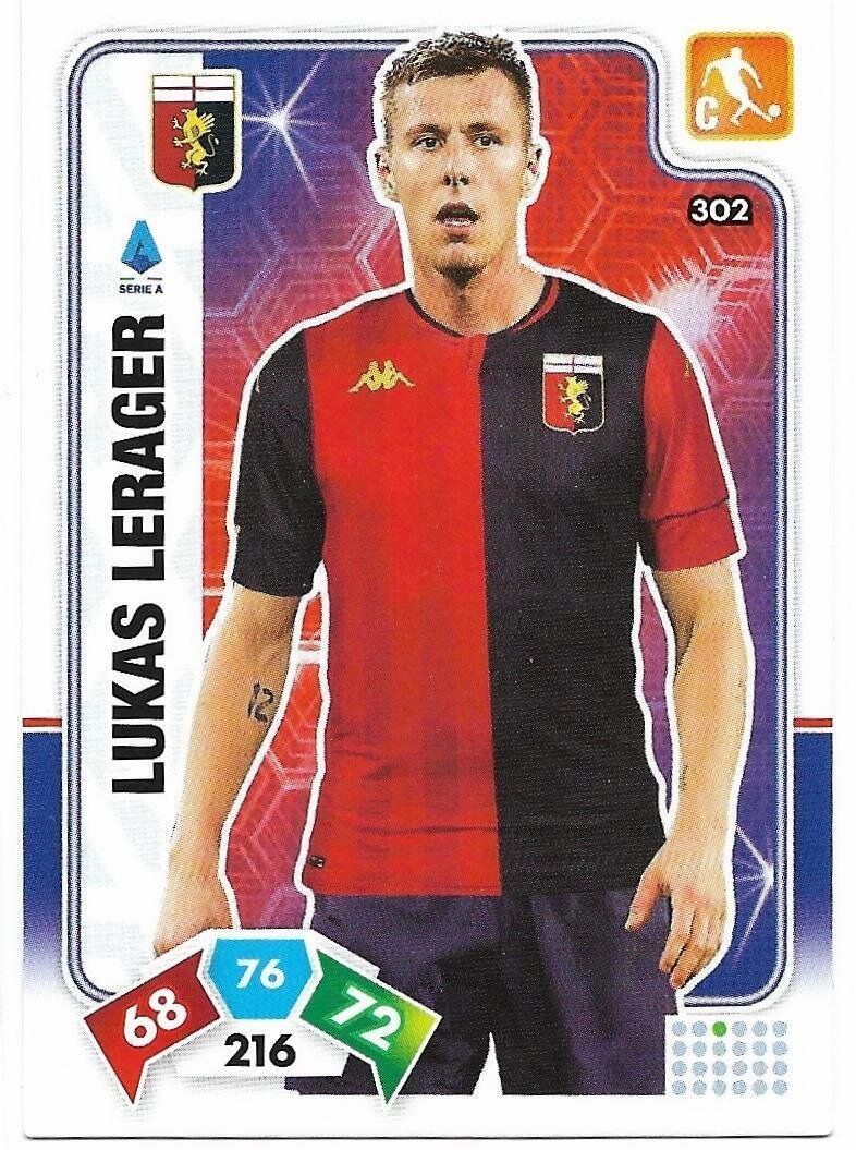 Trading card Adrenalyne 2020-21 - N°302 Lukas Lerager  Genoa