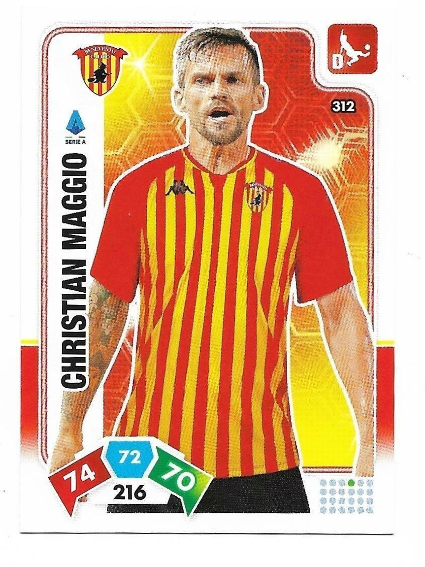 Trading card Adrenalyne 2020-21 - N°312 Christian Maggio  Benevento