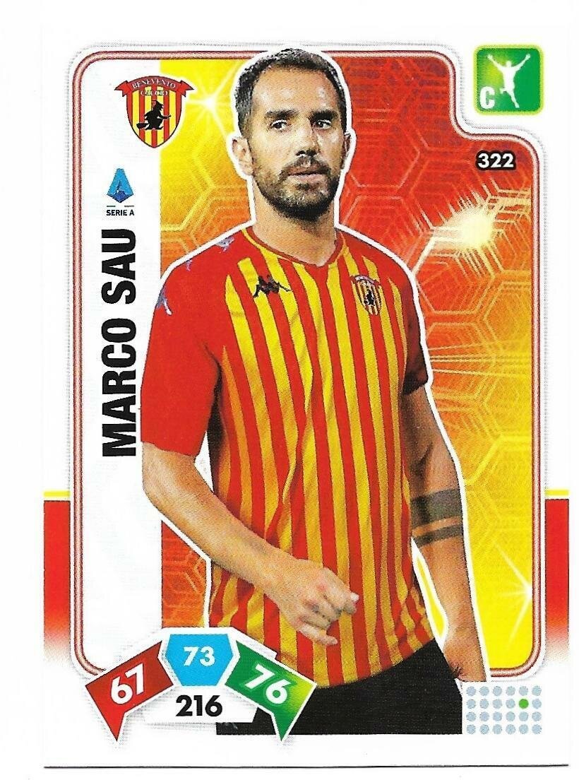 Trading card Adrenalyne 2020-21 - N°322 Marco Sau  Benevento