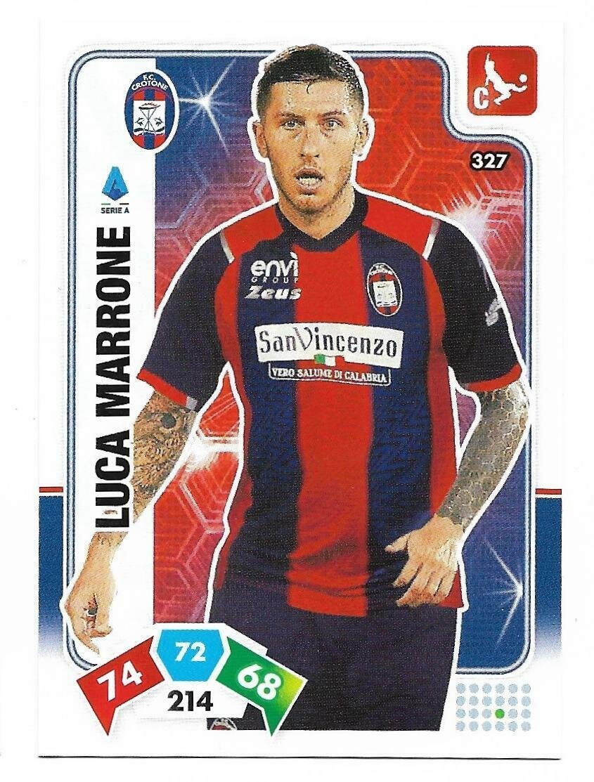 Trading card Adrenalyne 2020-21 - N°327 Luca Marrone  Crotone