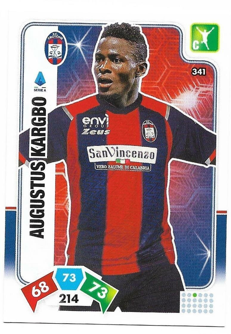 Trading card Adrenalyne 2020-21 - N°341 Augustus Kargbo  Crotone