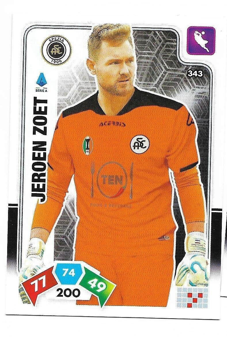 Trading card Adrenalyne 2020-21 - N°343 Jeroen Zoet  Spezia
