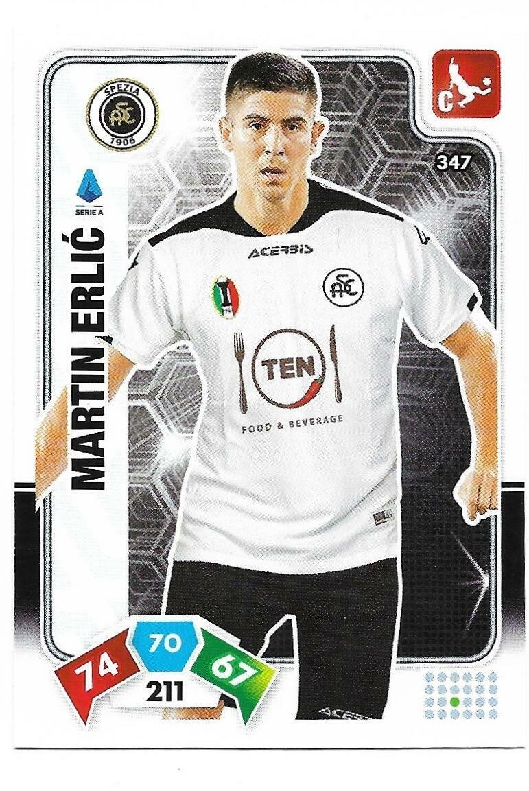 Trading card Adrenalyne 2020-21 - N°347 Martin Erlic  Spezia