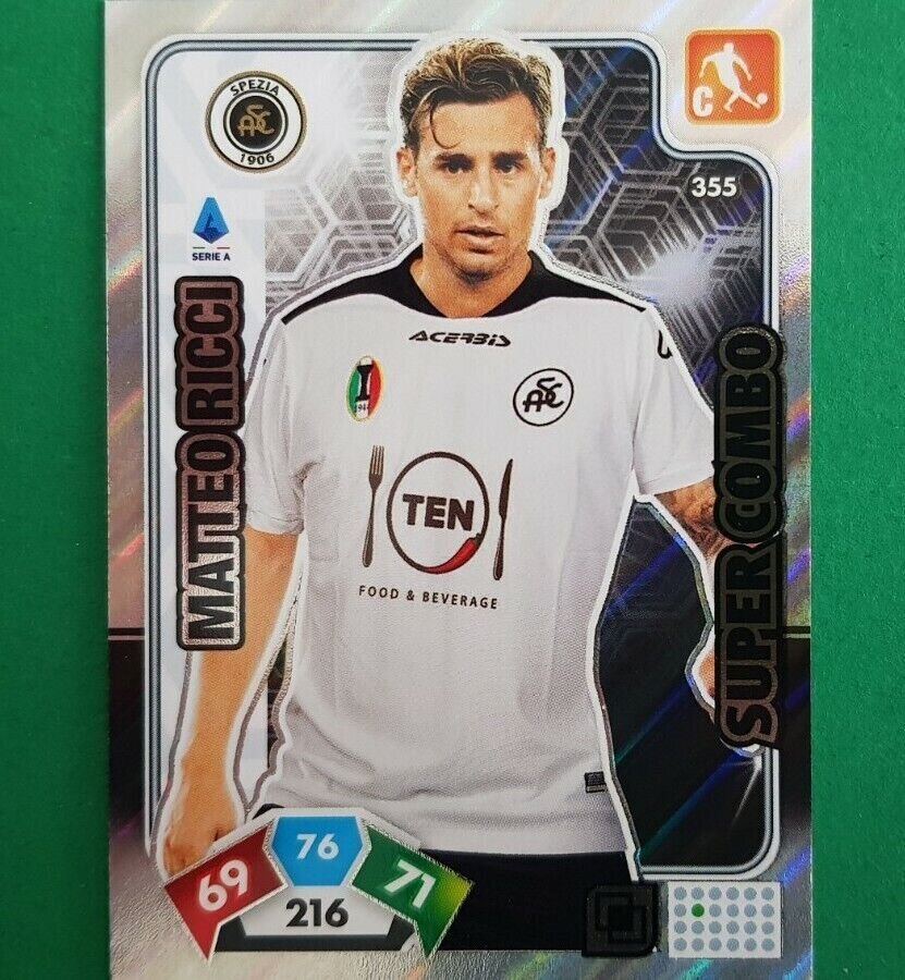 Trading card Adrenalyne 2020-21 - N°355 Matteo Ricci Super combo Spezia