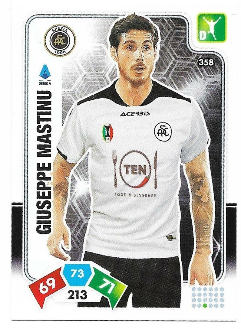 Trading card Adrenalyne 2020-21 - N°358 Giuseppe Mastinu  Spezia