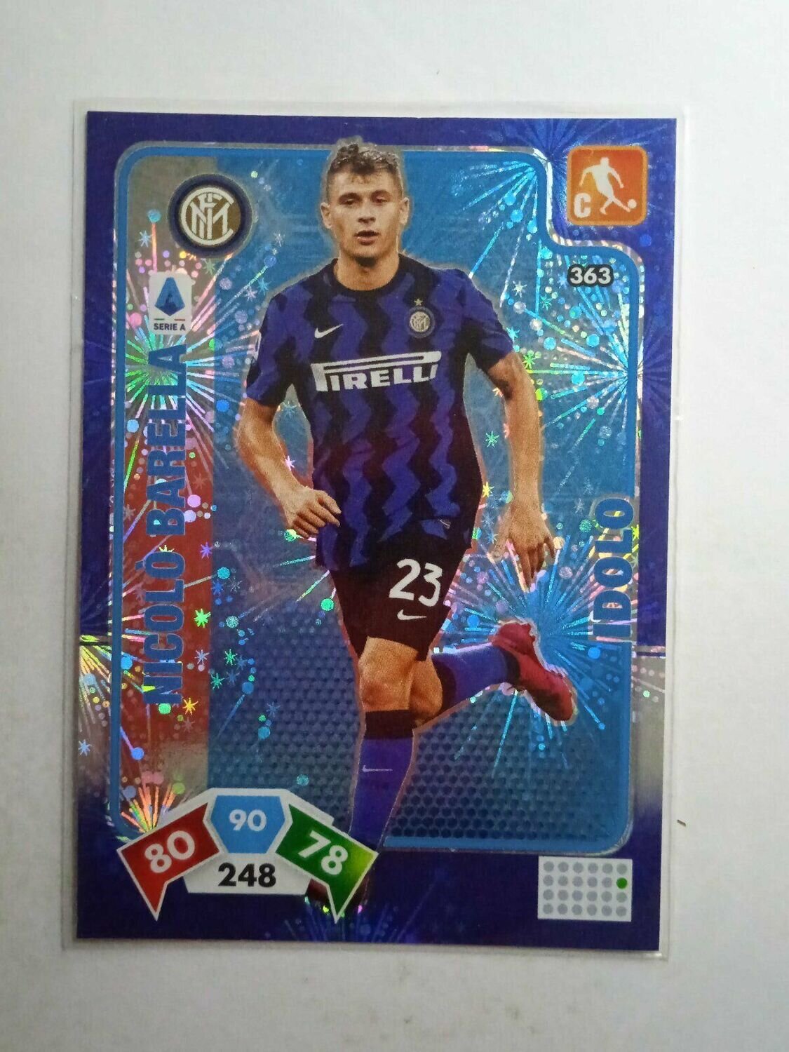 Trading card Adrenalyne 2020-21 - N°363 Nicolò Barella Idolo Inter