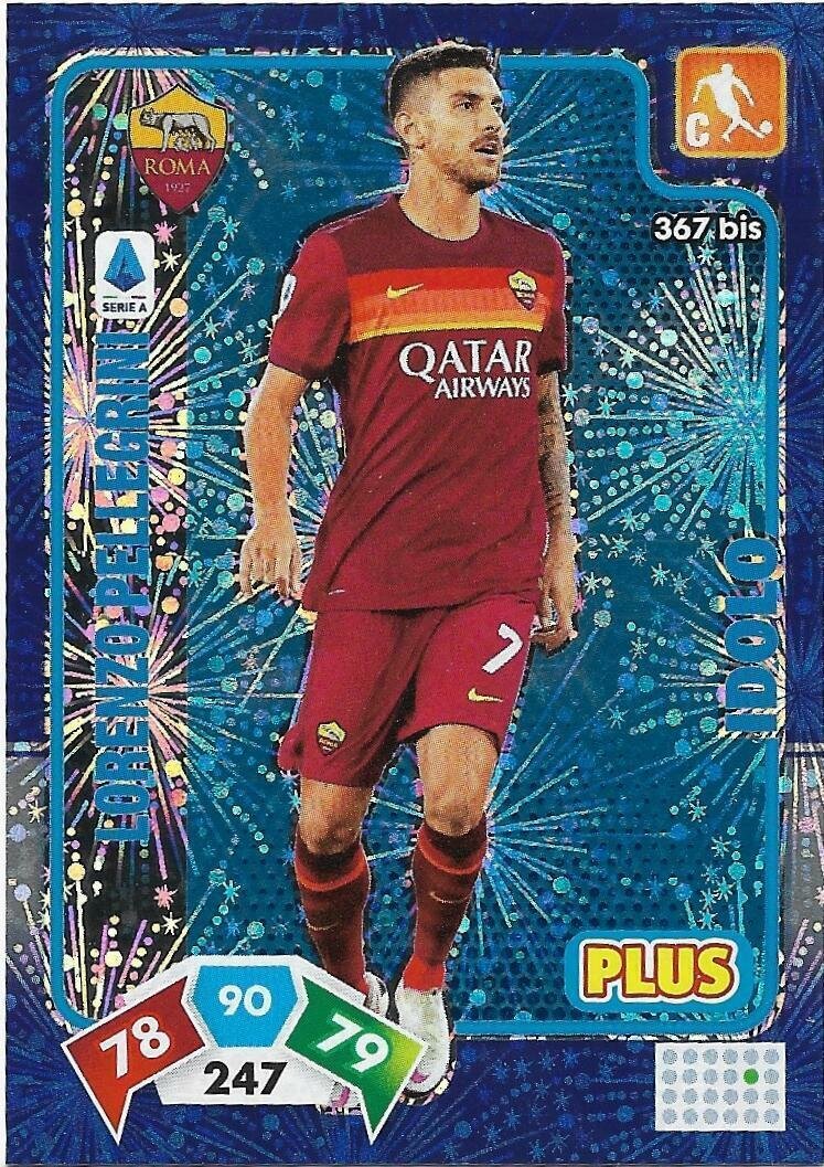 Trading card Adrenalyne 2020-21 - N°367 Bis Lorenzo Pellegrini Idolo Plus Roma