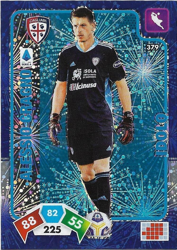 Trading card Adrenalyne 2020-21 - N°379 Alessio Cragno Idolo Cagliari
