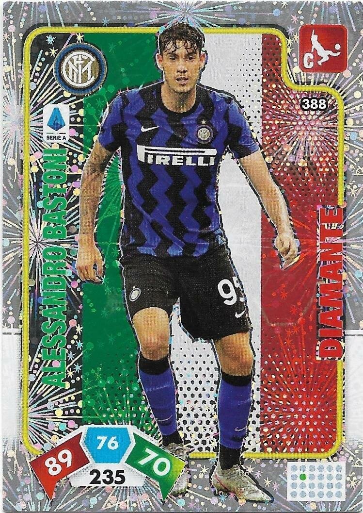 Trading card Adrenalyne 2020-21 - N°388 Alessandro Bastoni Diamante Inter