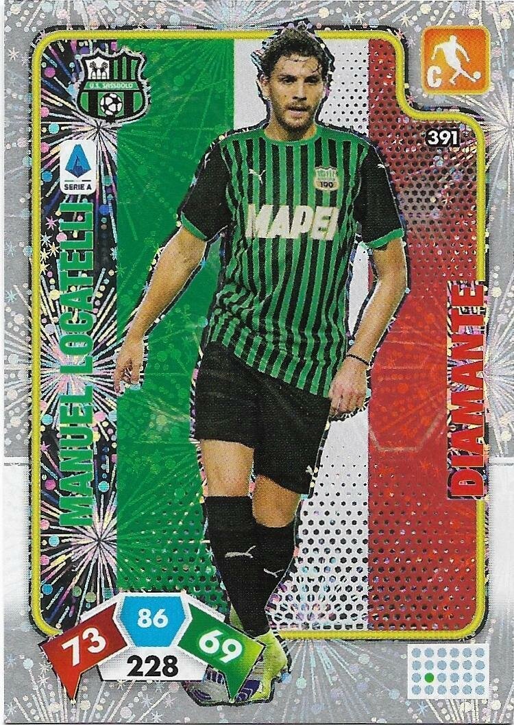 Trading card Adrenalyne 2020-21 - N°391 Manuel Locatelli Diamante Milan