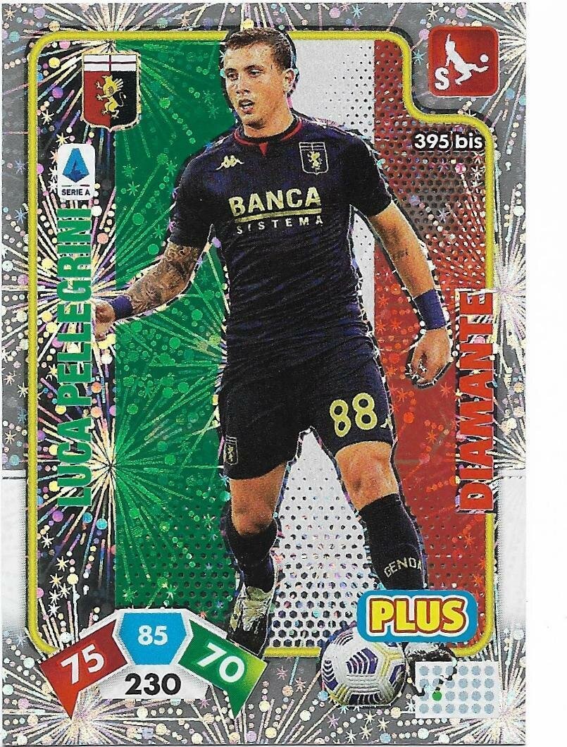 Trading card Adrenalyne 2020-21 - N°395 Bis Luca Pellegrini Diamante Plus Genoa