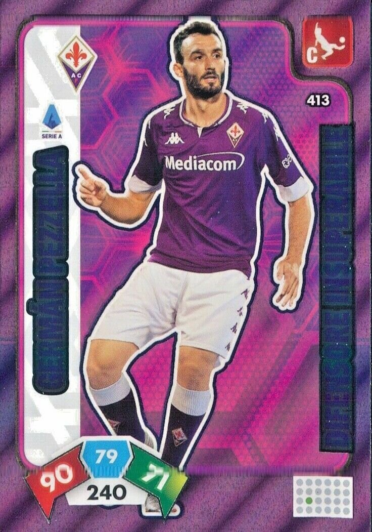 Trading card Adrenalyne 2020-21 - N°413 German Pezzella Difensore insuperabile Fiorentina
