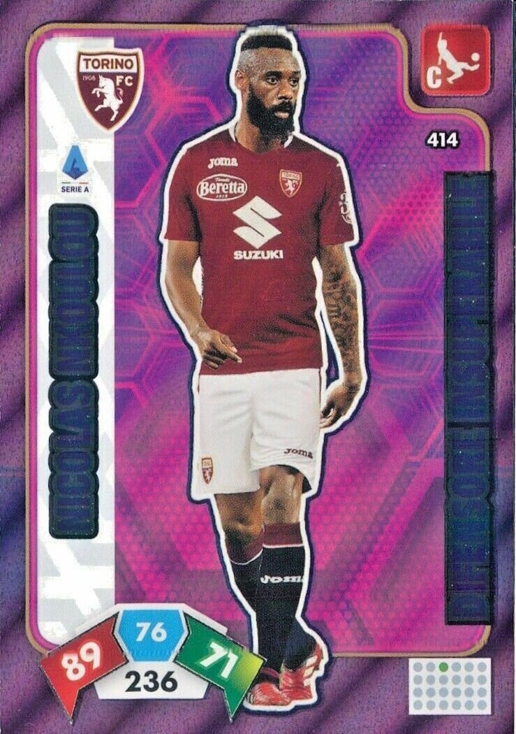 Trading card Adrenalyne 2020-21 - N°414 Nicolas Nkoulou Difensore insuperabile Torino
