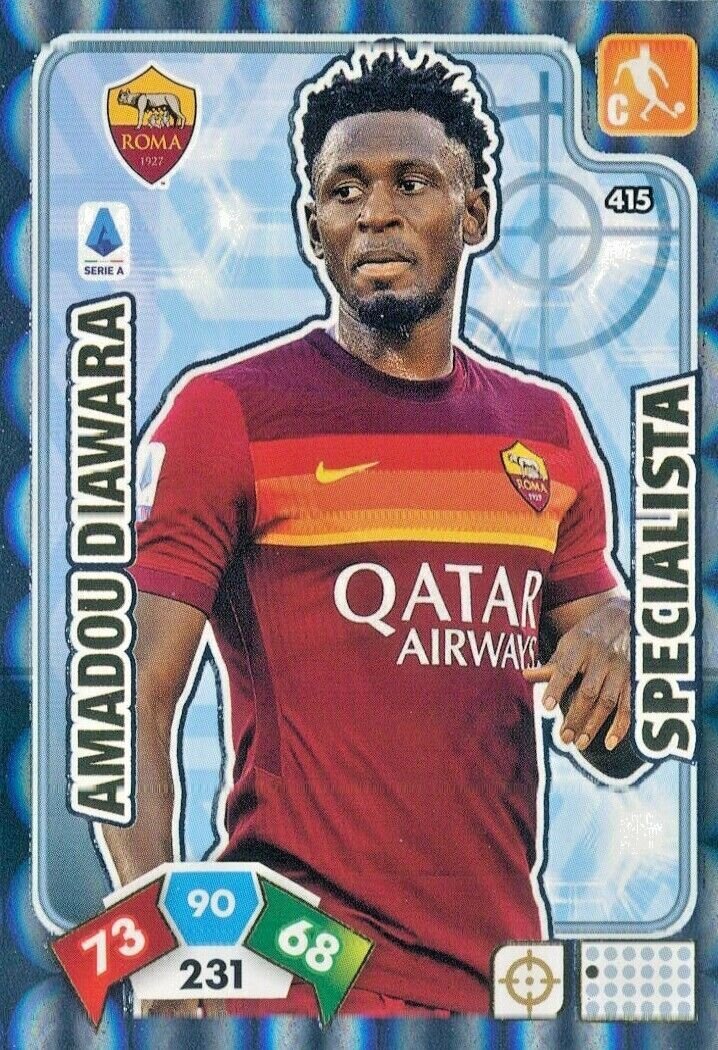 Trading card Adrenalyne 2020-21 - N°415 Amadou Diawara Specialista Roma