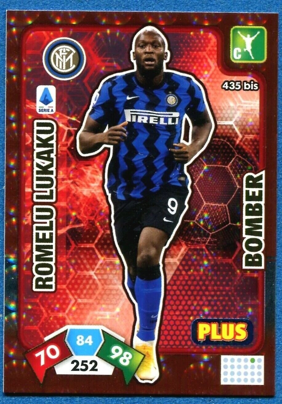Trading card Adrenalyne 2020-21 - N°435 Bis Romelu Lukaku Bomber Plus Inter