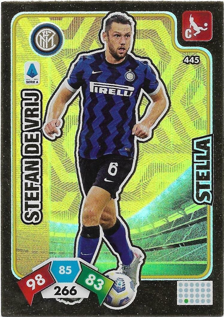 Trading card Adrenalyne 2020-21 - N°445 Stefan De Vrij Stella Inter