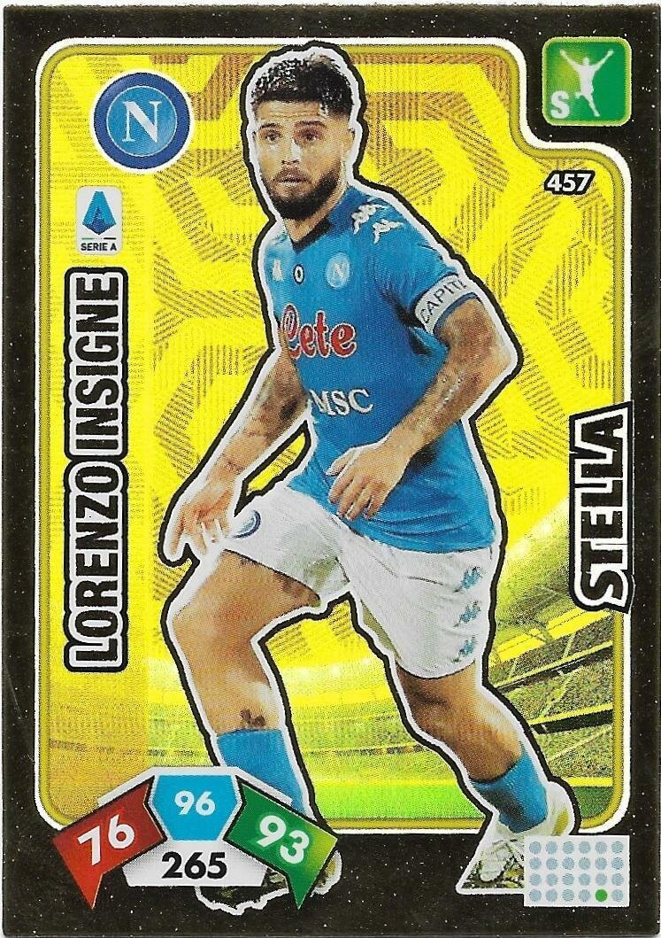 Trading card Adrenalyne 2020-21 - N°457 Lorenzo Insigne Stella Napoli