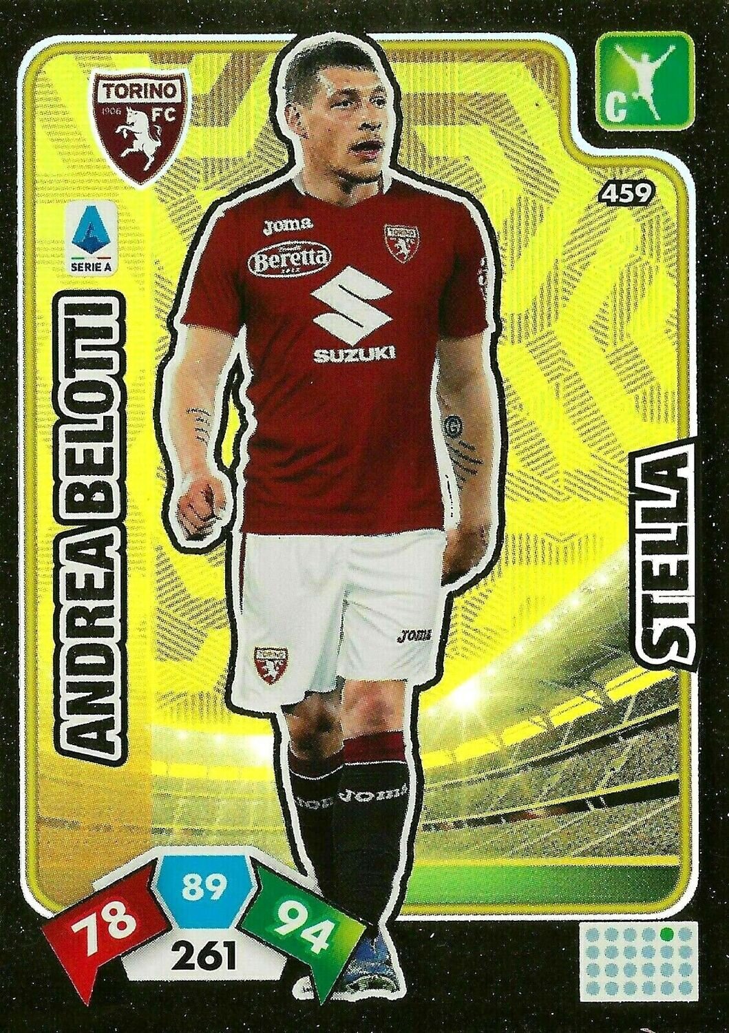Trading card Adrenalyne 2020-21 - N°459 Andrea Belotti Stella Torino