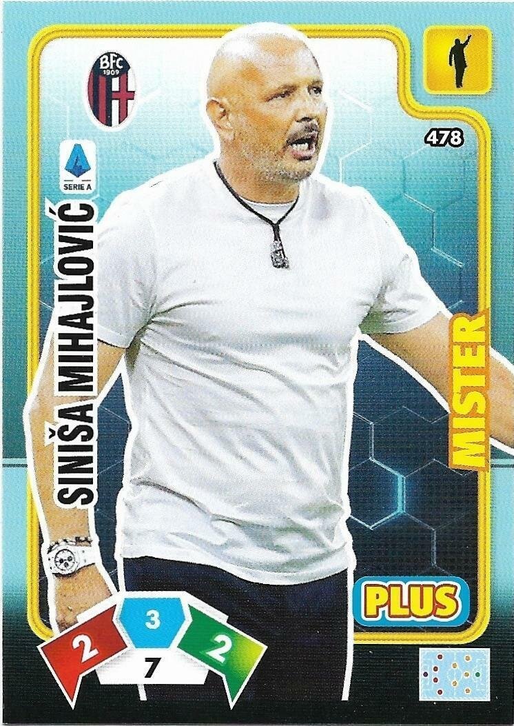 Trading card Adrenalyne 2020-21 - N°478 Sinisa Mihajlovic Mister Plus Bologna