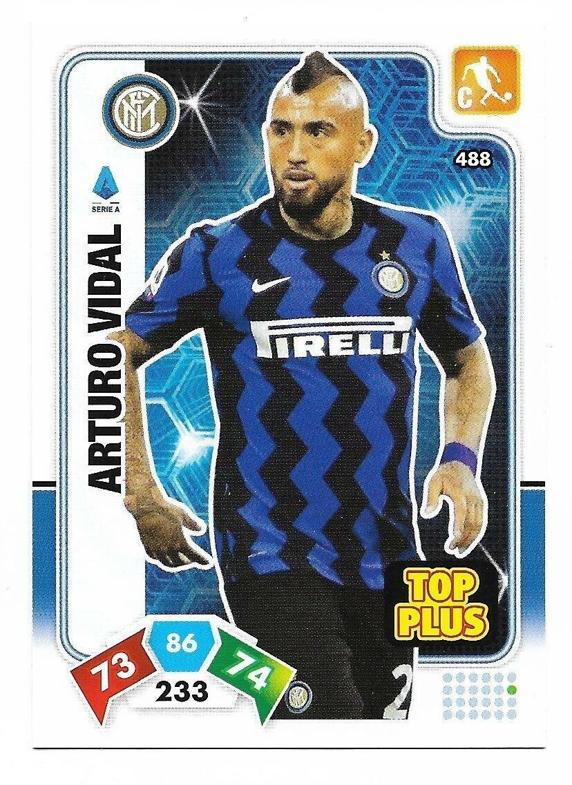 Trading card Adrenalyne 2020-21 - N°488 Arturo Vidal Top Plus Inter