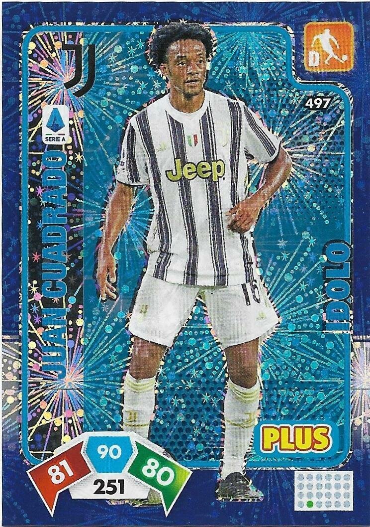 Trading card Adrenalyne 2020-21 - N°497 Juan Cuadrado Idolo Plus Juventus