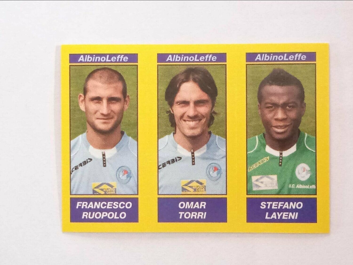 Calciatori 2009-10 - Sticker no. 500 a-b-c Ruopolo-Torri-Layeni