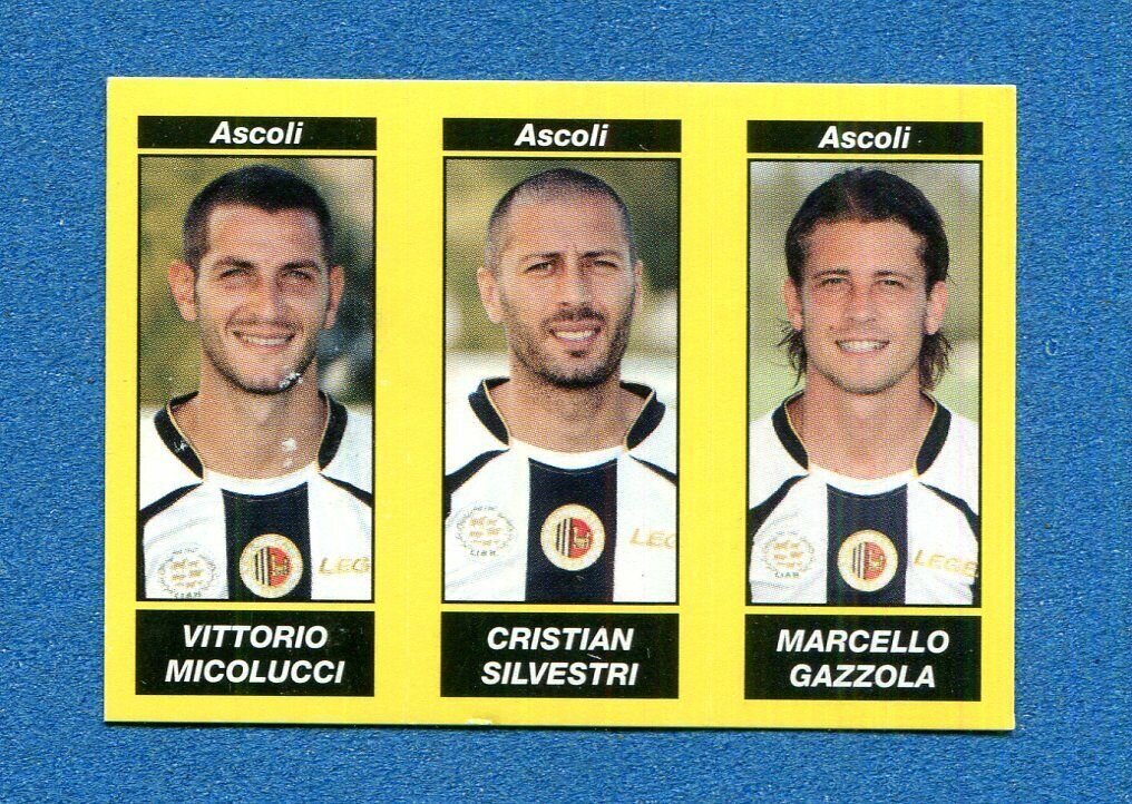 Calciatori 2009-10 - Sticker no. 511 a-b-c Micolucci-Silvestri-Gazzola