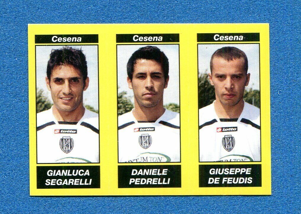 Calciatori 2009-10 - Sticker no. 527 a-b-c Segarelli-Pedrelli-De Feudis