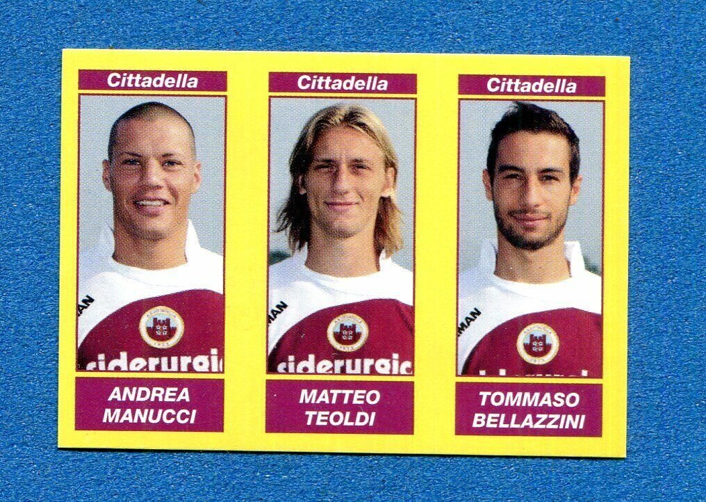 Calciatori 2009-10 - Sticker no. 533 a-b-c Mannucci-Teoldi-Bellazzini