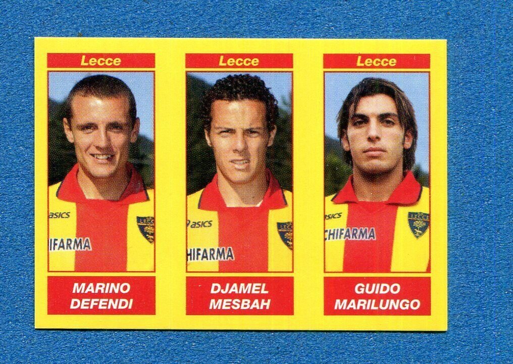 Calciatori 2009-10 - Sticker no. 581 a-b-c Defendi-Mesbah-Marilungo