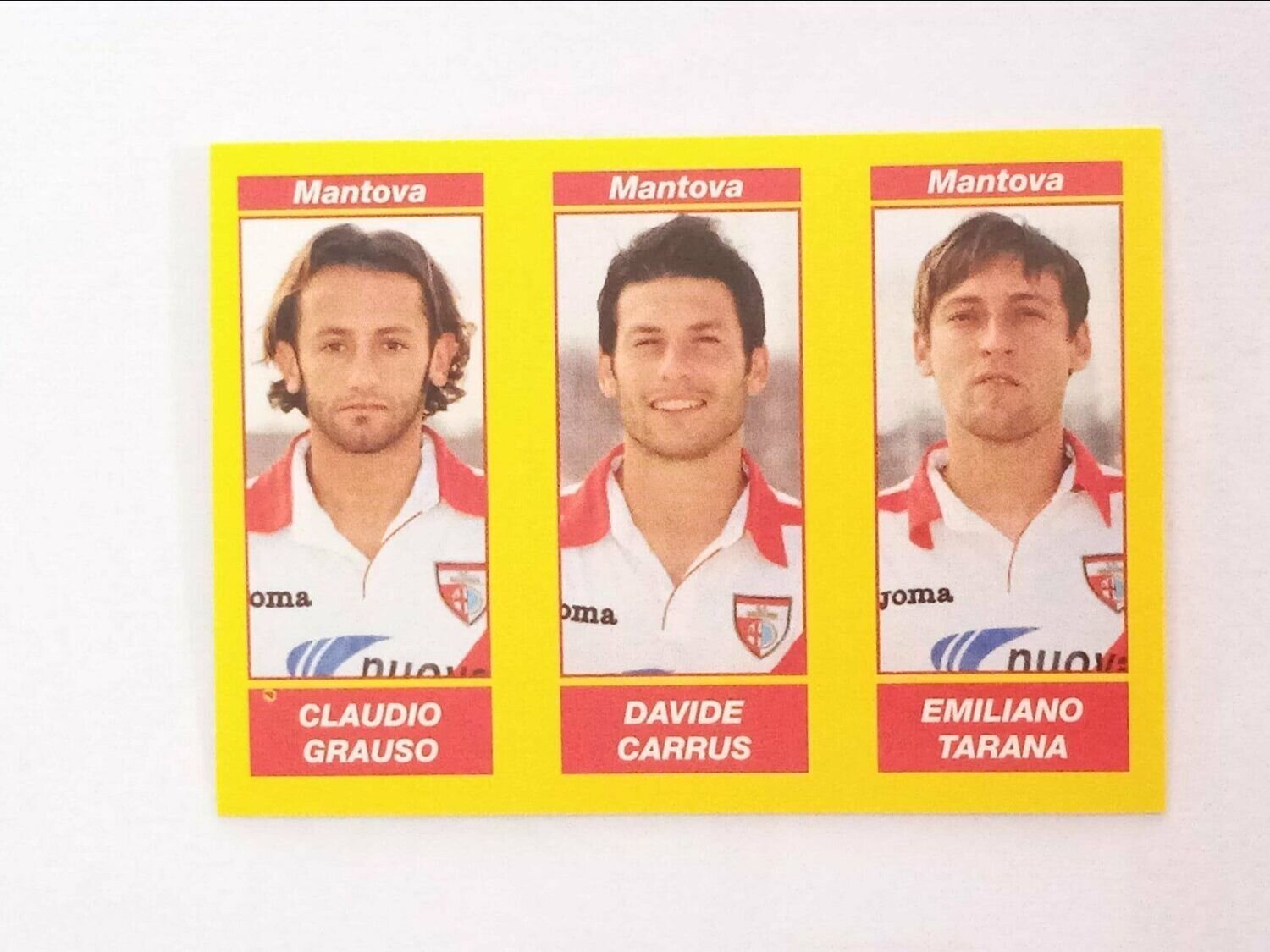 Calciatori 2009-10 - Sticker no. 588 a-b-c Crauso-Carrus-Tarana
