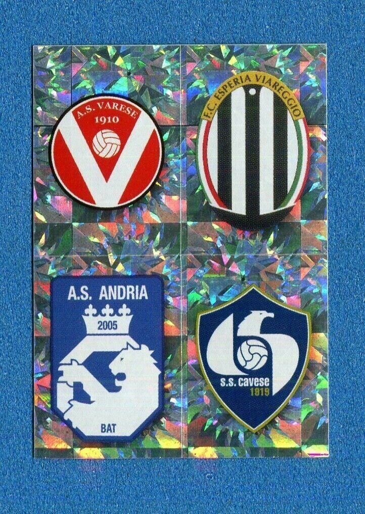 Calciatori 2009-10 - Sticker no. 671 a-b-c-d Varese-Viareggio-Andria-Cavese