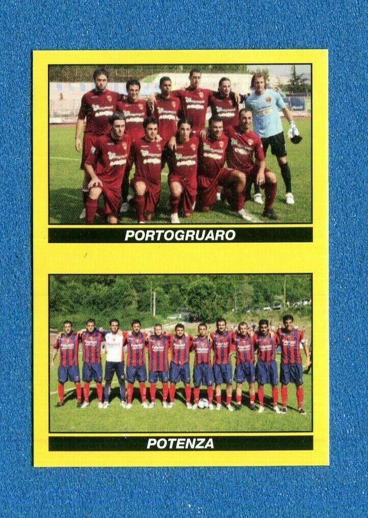 Calciatori 2009-10 - Sticker no. 678 a-b Portogruaro-Potenza