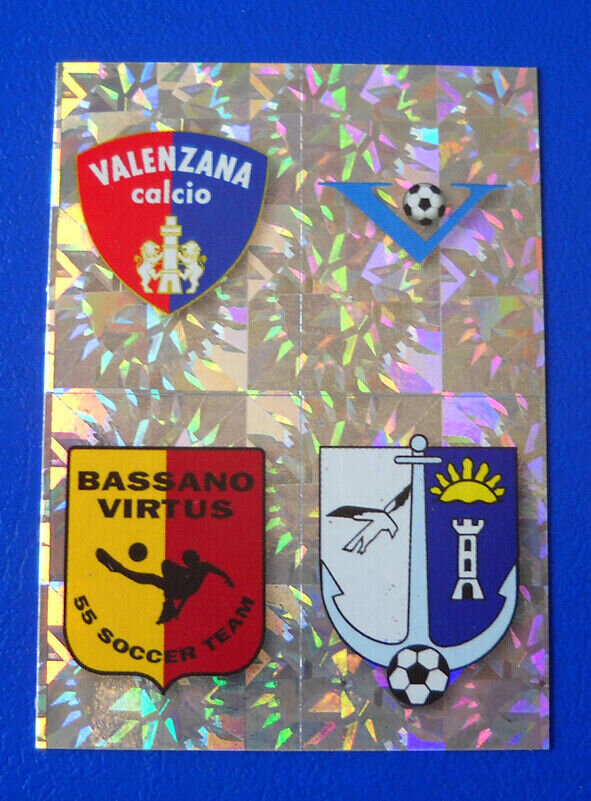 Calciatori 2009-10 - Sticker no. 689 a-b-c-d Valenzana-Villacidro-Bassano-Bellaria