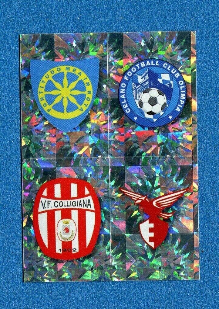 Calciatori 2009-10 - Sticker no. 690 a-b-c-d Fortitudo-Celano-Colligiana-Fano