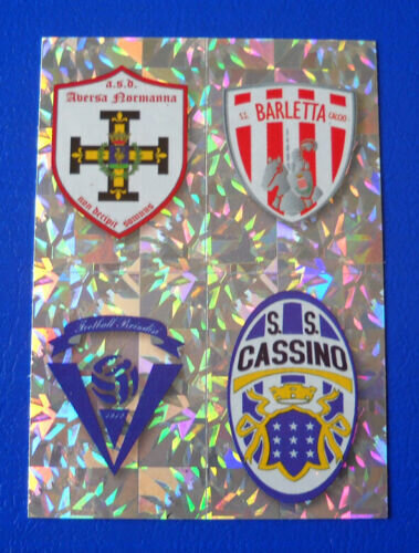 Calciatori 2009-10 - Sticker no. 694 a-b-c-d Aversa-Barletta-Brindisi-Cassino