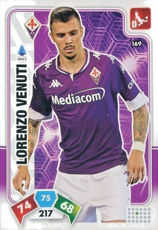 Trading card Adrenalyne 2020-21 - N°169 Lorenzo Venuti  Fiorentina