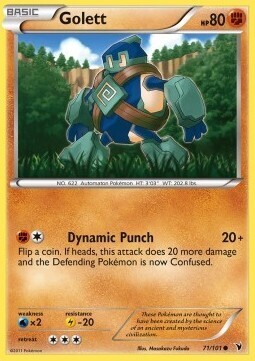 Carta pokemon Golett (NVI 71)-Vittorie Regali-C - lingua ITA-condizione EX Carta pokemon Golett (NVI 71)-Vittorie Regali-C - lingua ITA-condizione EX