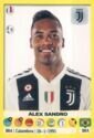 Calciatori 2018-19 - Sticker no. 268 Alex Sandro Calciatori 2018-19 - Sticker no. 268 Alex Sandro