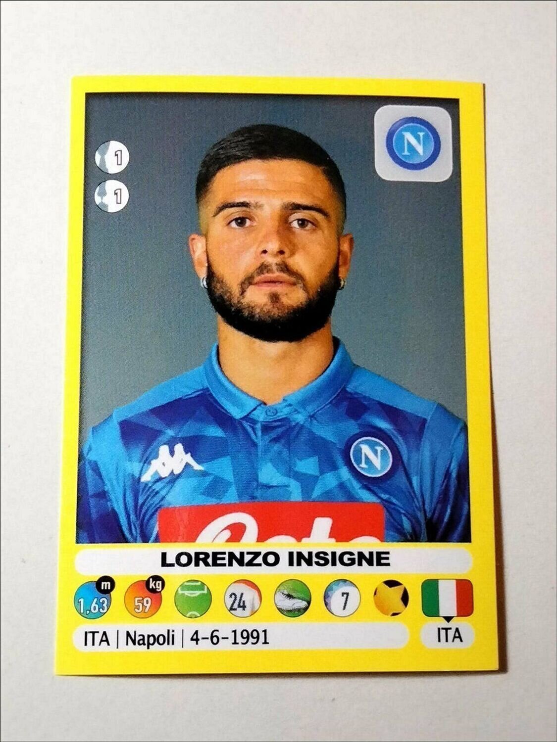 Calciatori 2018-19 - Sticker no. 362 Lorenzo Insigne