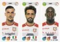 Calciatori 2018-19 - Sticker no. 595 a-b-c Piu-Arrighini-Mokulu