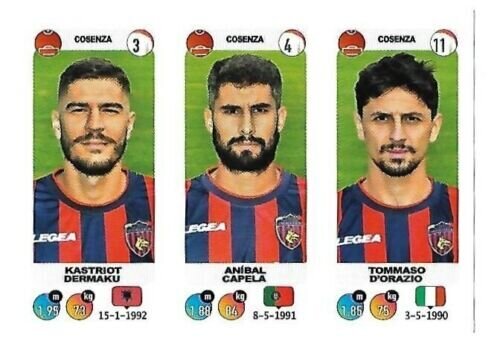 Calciatori 2018-19 - Sticker no. 606 a-b-c Dermaku-Capela-D'Orazio